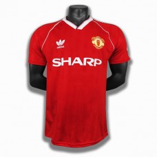 Manchester United 88/90 Home Red Soccer Jersey